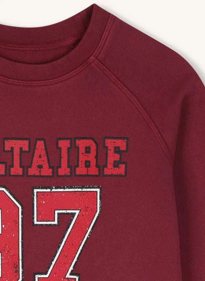 Zadig & Voltaire - Sweat Voltaire 97 Organische Baumwolle | Bordeaux