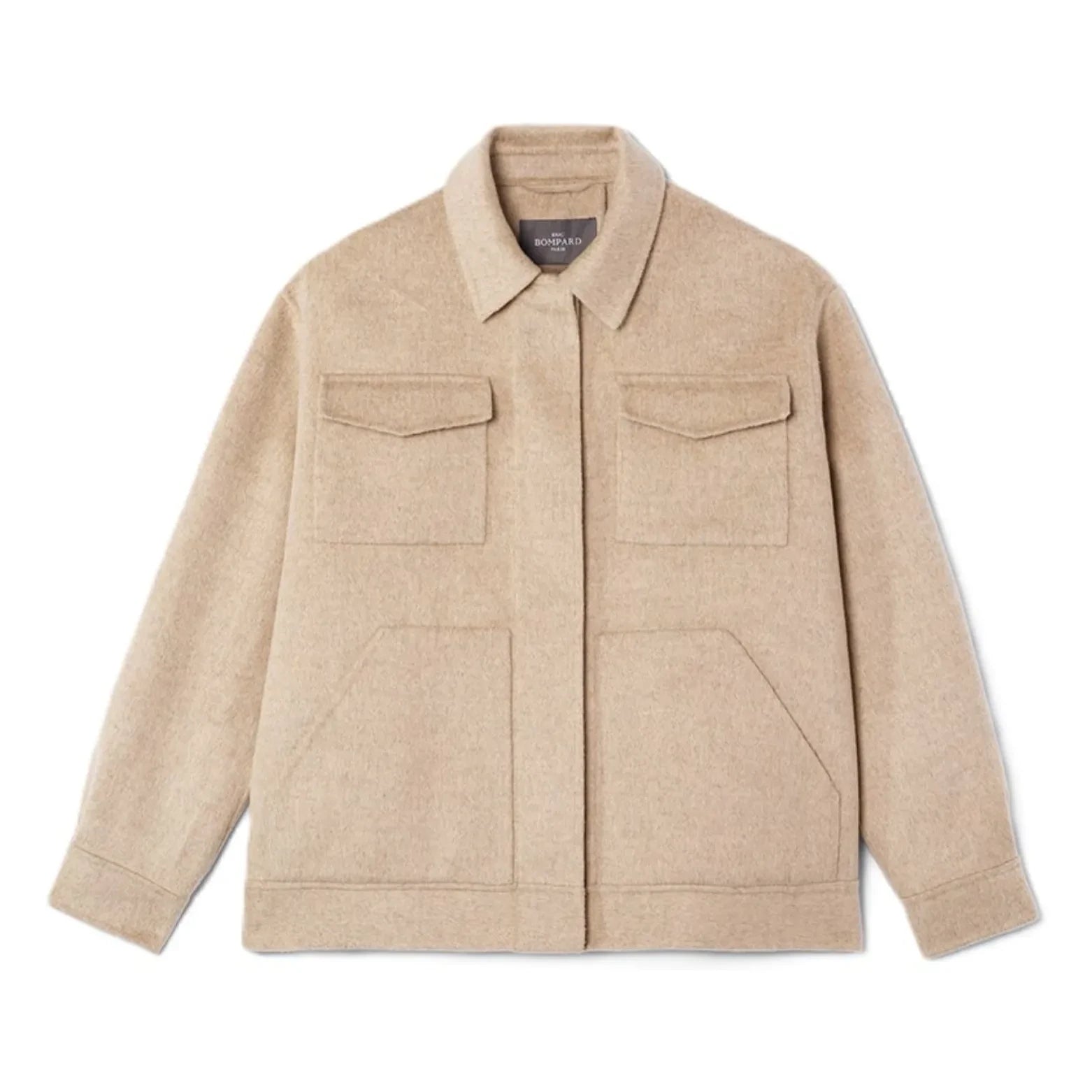 Bompard – Doppelseitige Wolljacke | Beige