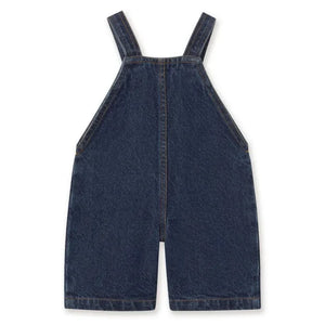 Tinycottons – Latzhose aus Denim und Kork | Dunkelblau