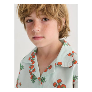 Bobo Choses - Bio-Baumwoll-Tomatenhemd | Hellblau