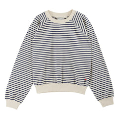 Emile et Ida - Gestreiftes Sweatshirt Bio-Baumwolle | Marineblau