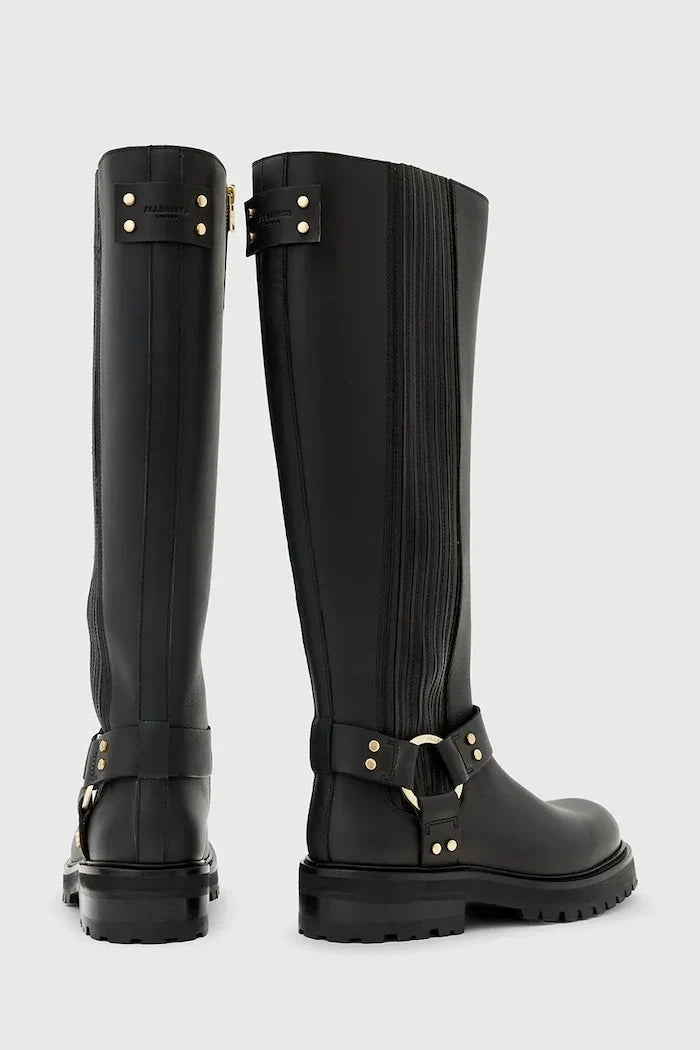 AllSaints Maddie High Boot Deri Çizme