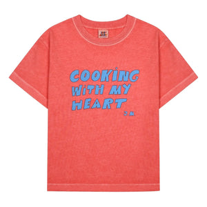 Jelly Mallow - Cooking With My Heart T-Shirt | Rot