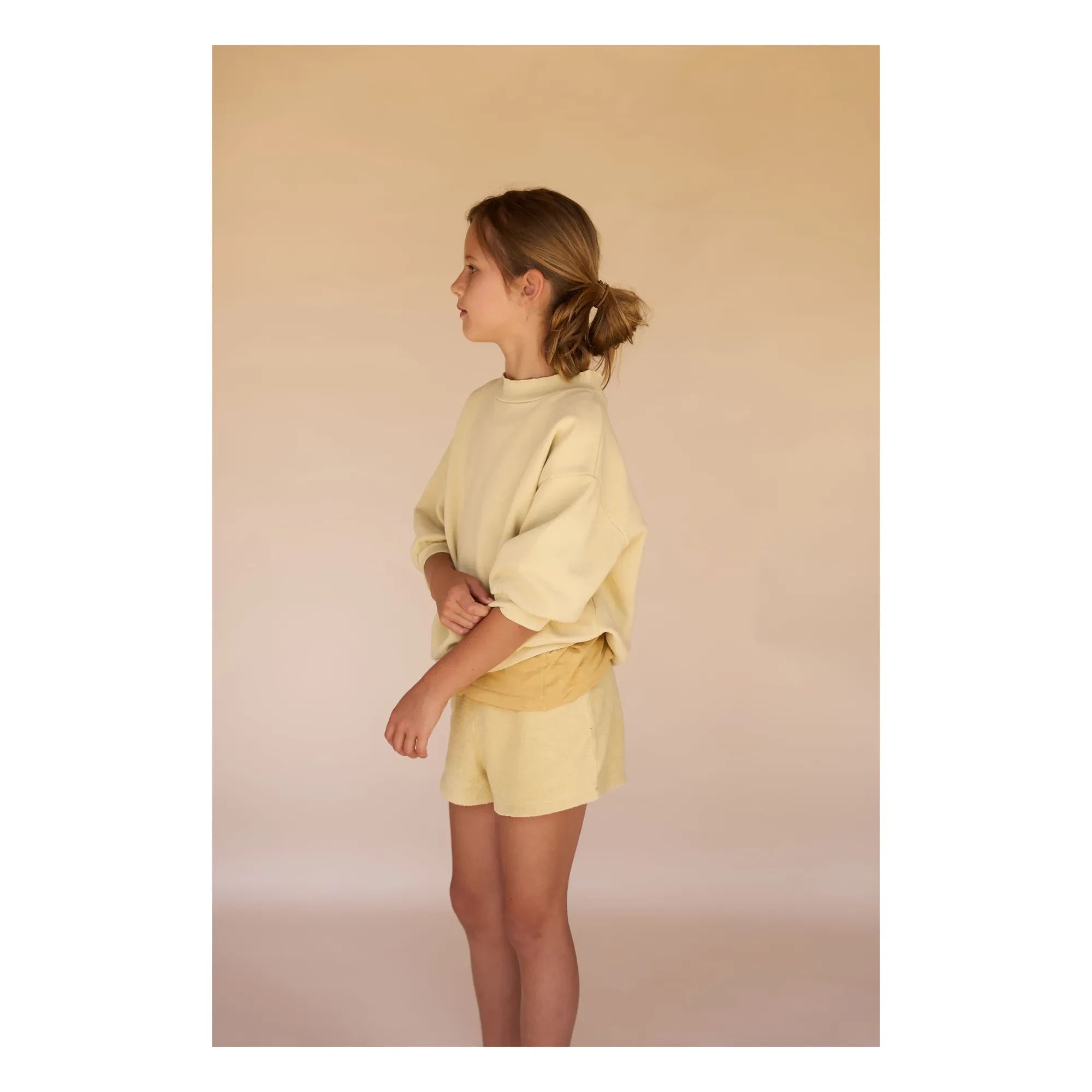 Longlivethequeen - Sweatshirt in Box | Blassgelb
