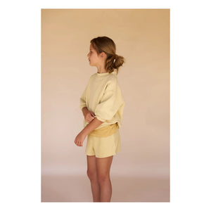 Longlivethequeen - Sweatshirt in Box | Blassgelb