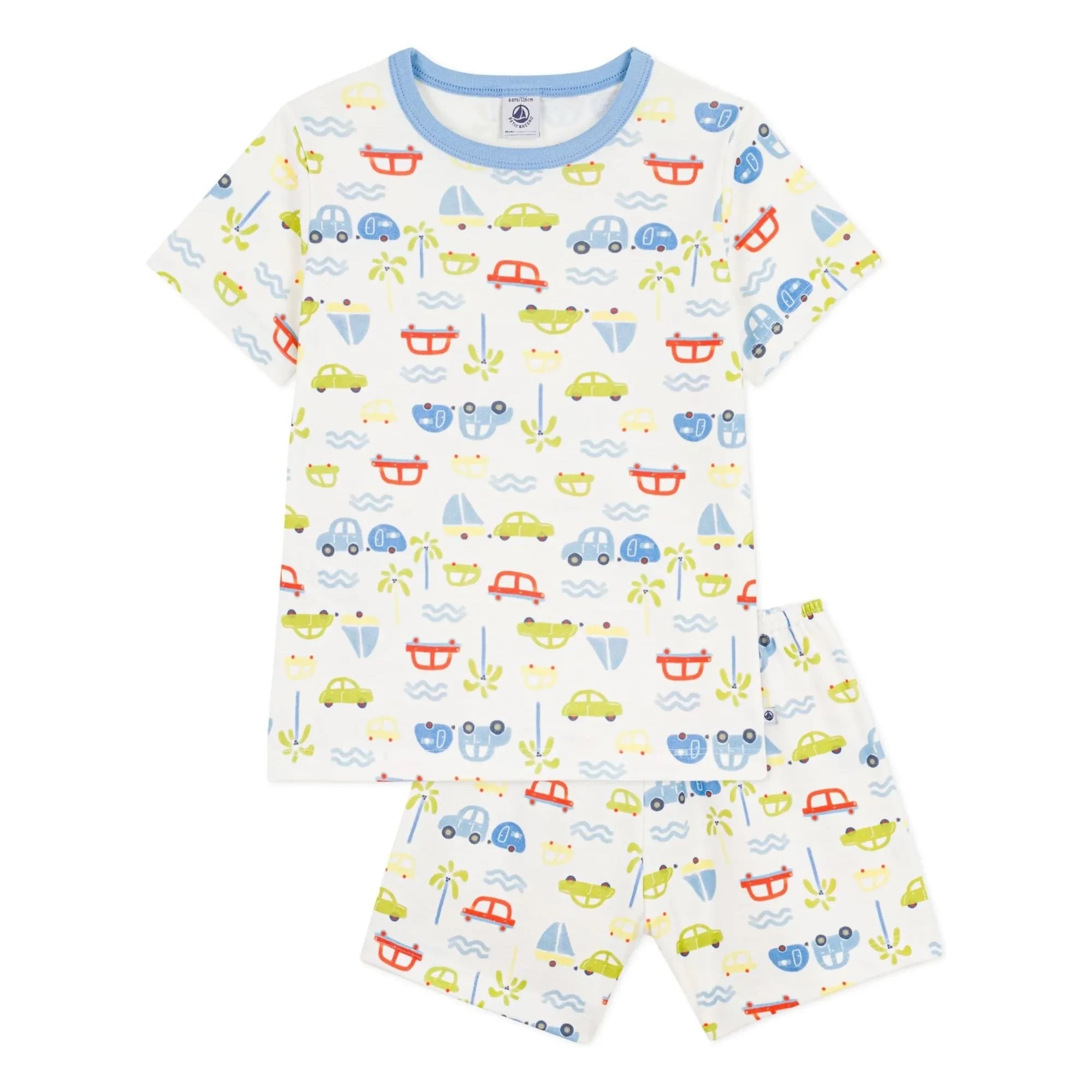Petit Bateau - Kurzer Schlafstrampler | Weiß