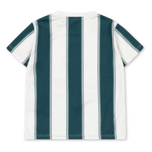 Konges Sløjd - Gestreiftes T-Shirt aus recycelten Fasern | Grün