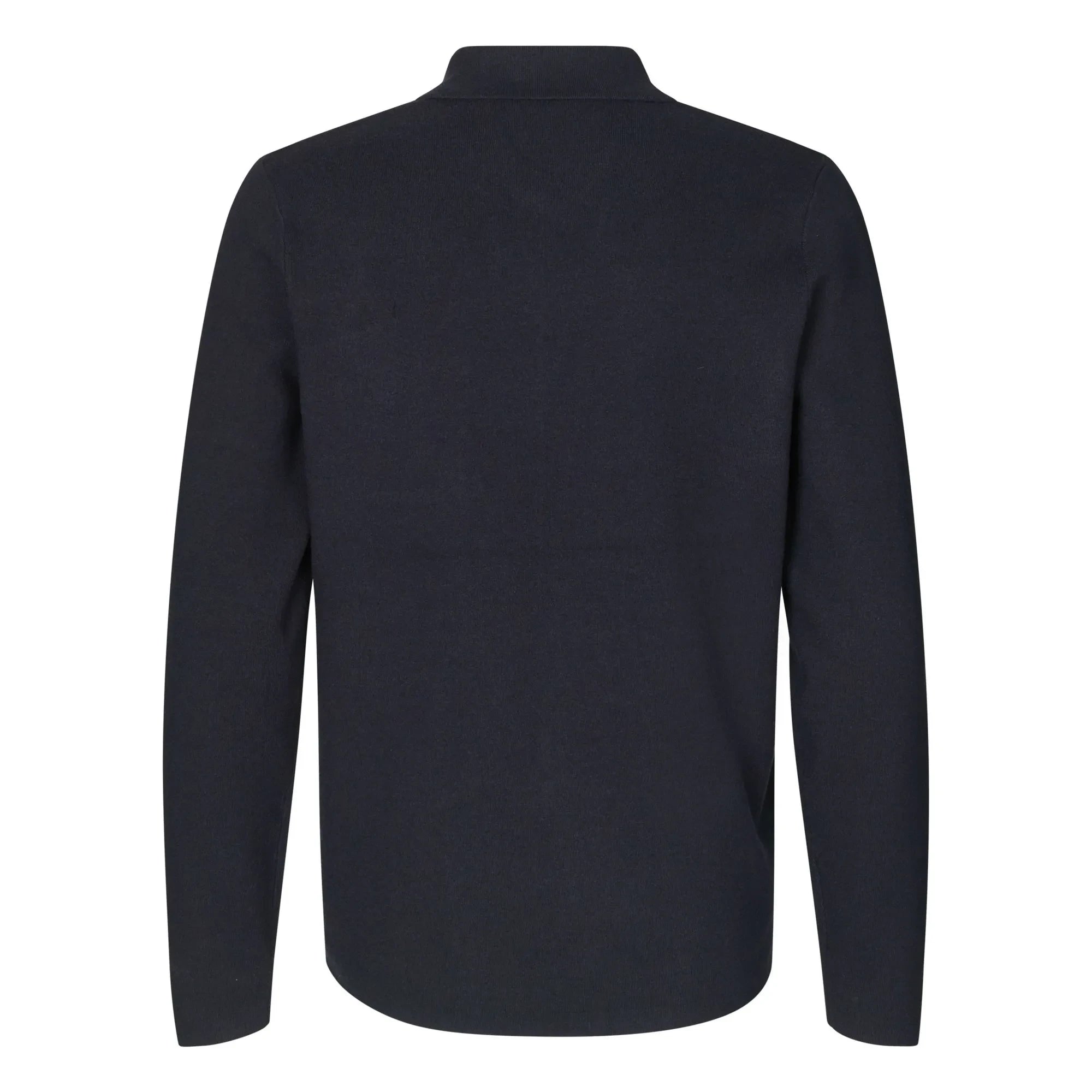 Samsoe Samsoe – Guna Polo Strickjacke | Schwarz
