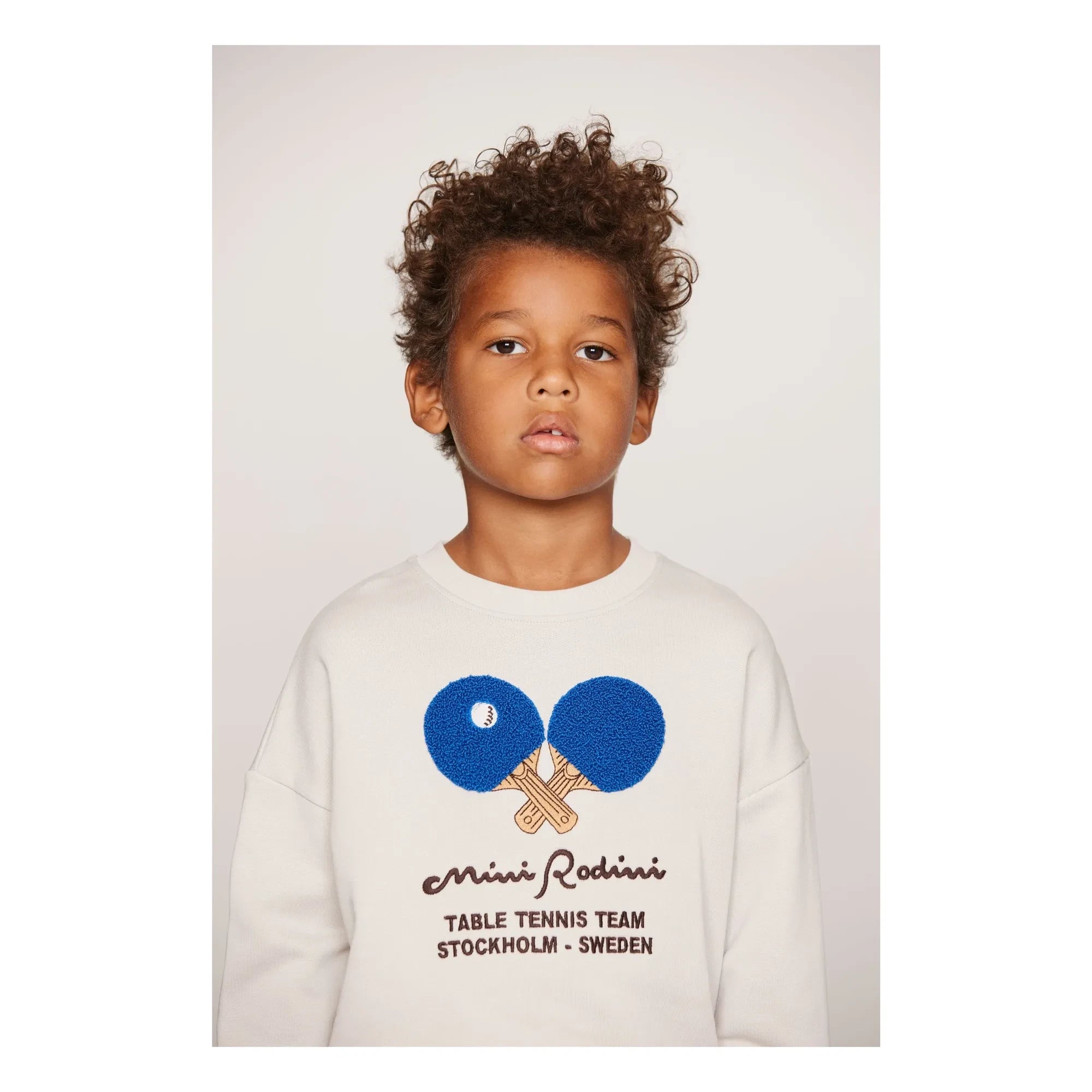 Mini Rodini - Bio-Baumwoll Ping Pong Sweatshirt | Grau