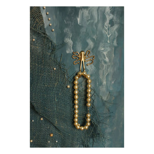 Doing Goods - Ella Octopus Wandhaken aus recyceltem Messing | Gold