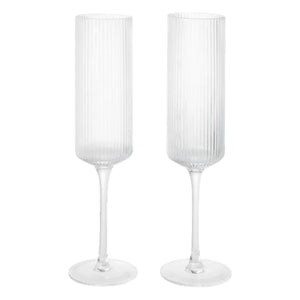 Ferm Living - Ripple Flütler - 2’li Set