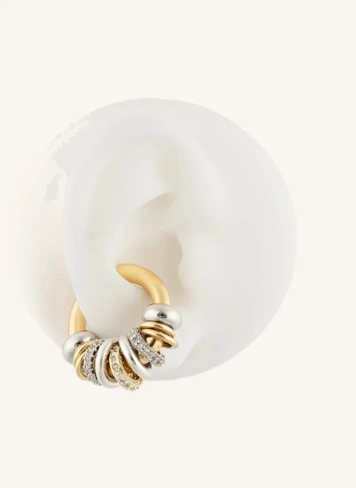 Sigal - Glänzende Creolen Ohrringe | Gold/Silber