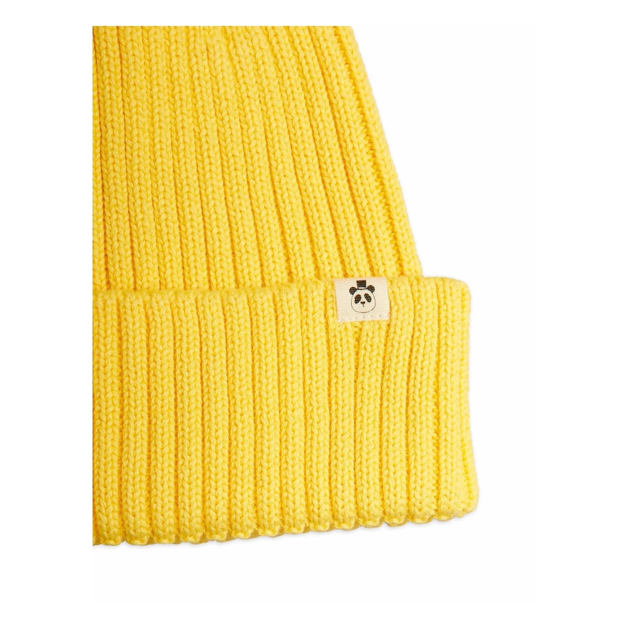 Mini Rodini - Bio-Baumwoll-Strickmütze | Gelb