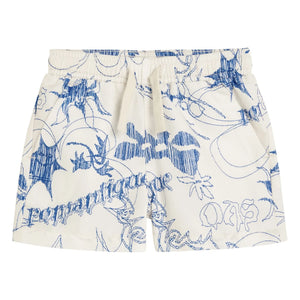 OAS – Romantische Badeshorts | Blau