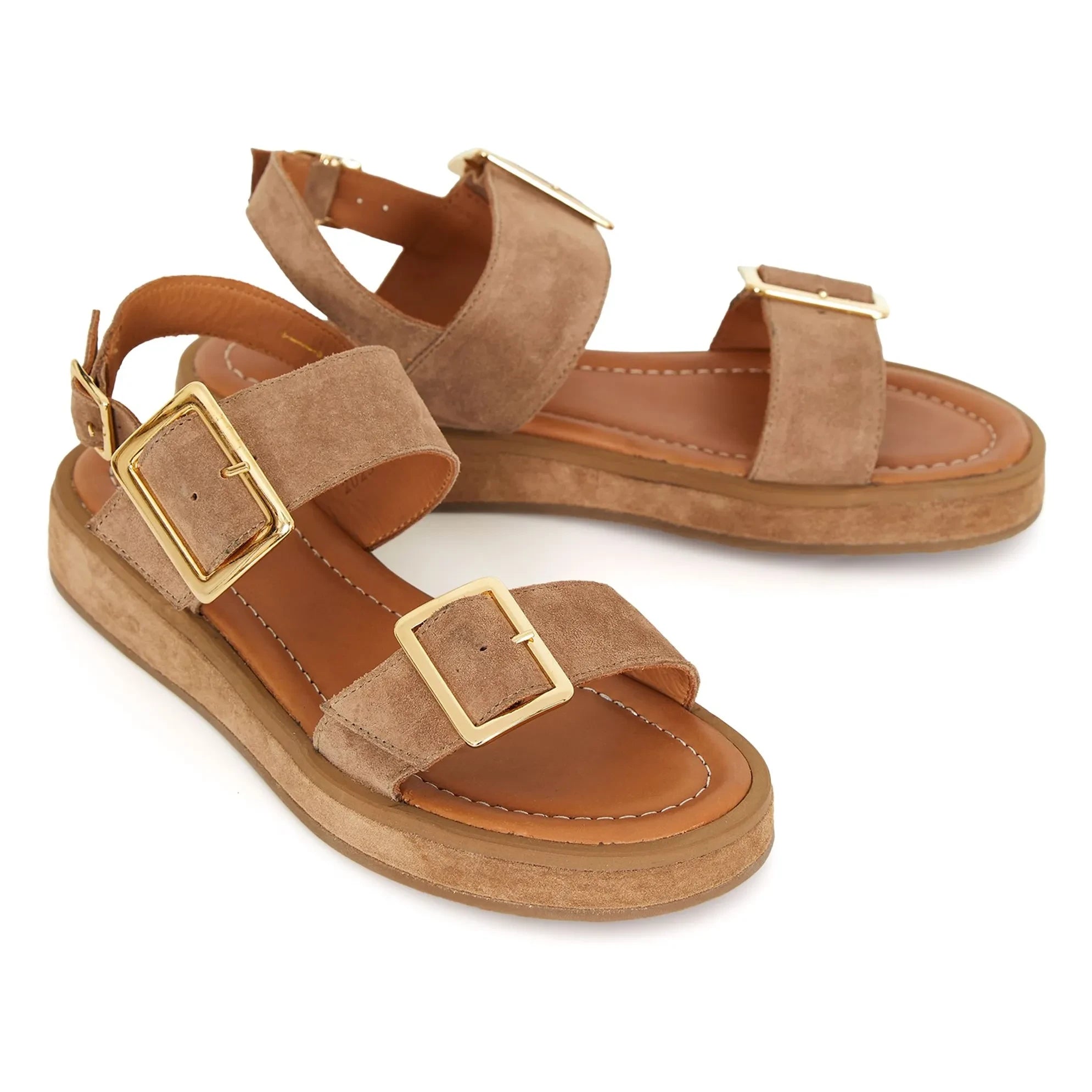 Anthology Paris - Ottawa Wildleder Sandalen | Natur