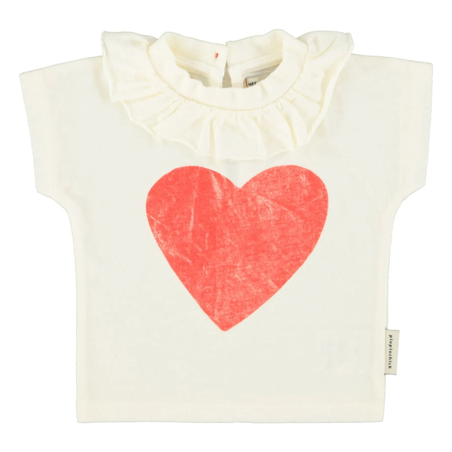 Piupiuchick - Herz T-Shirt | Ecru