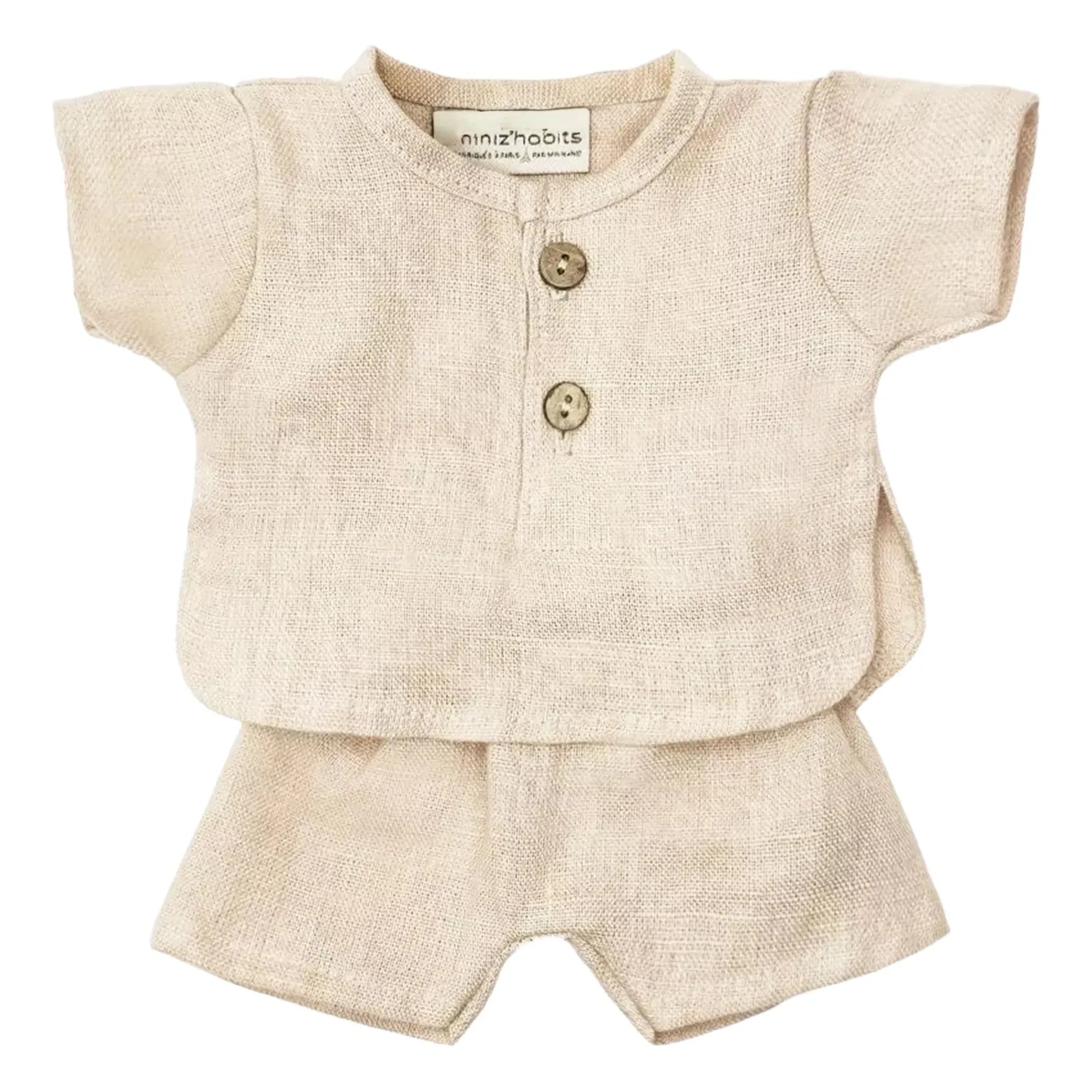 Minikane - Puppenkleiderschrank - Andréa Leinen Set