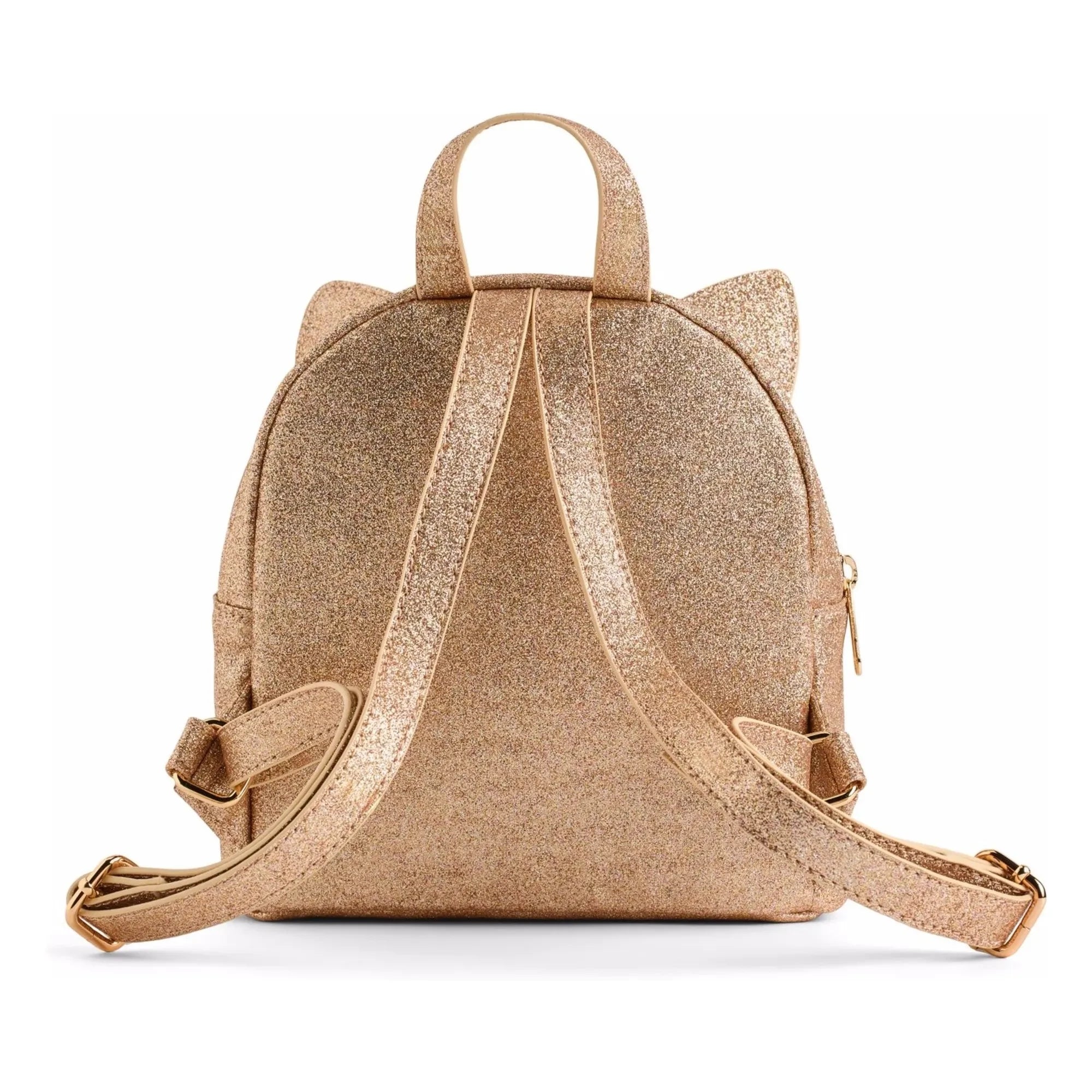 Molo - Rucksack Katze mit rosa-goldenen Pailletten