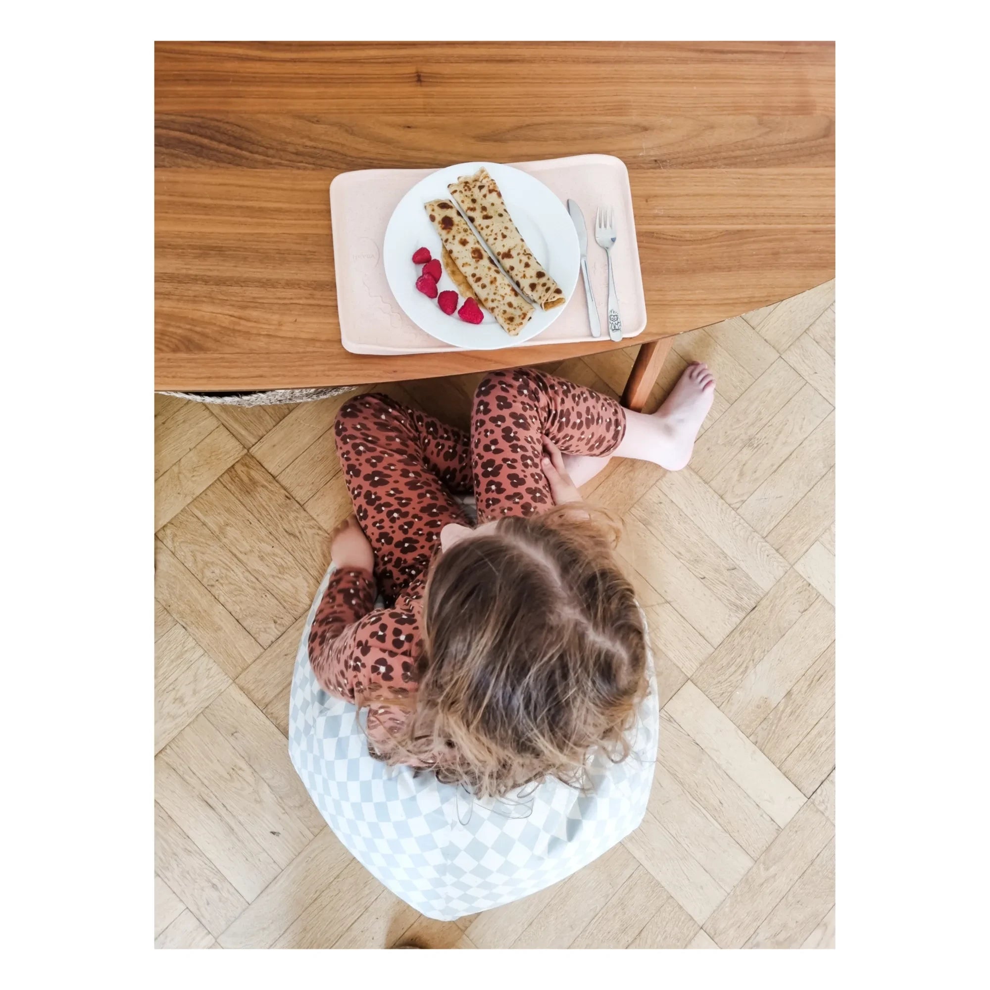Hevea - Naturgummi Tischset | Pfirsich