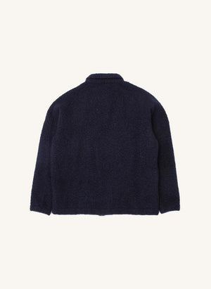 Edmmond Studios - Außergewöhnlicher Halbzip-Pullover | Dunkelblau