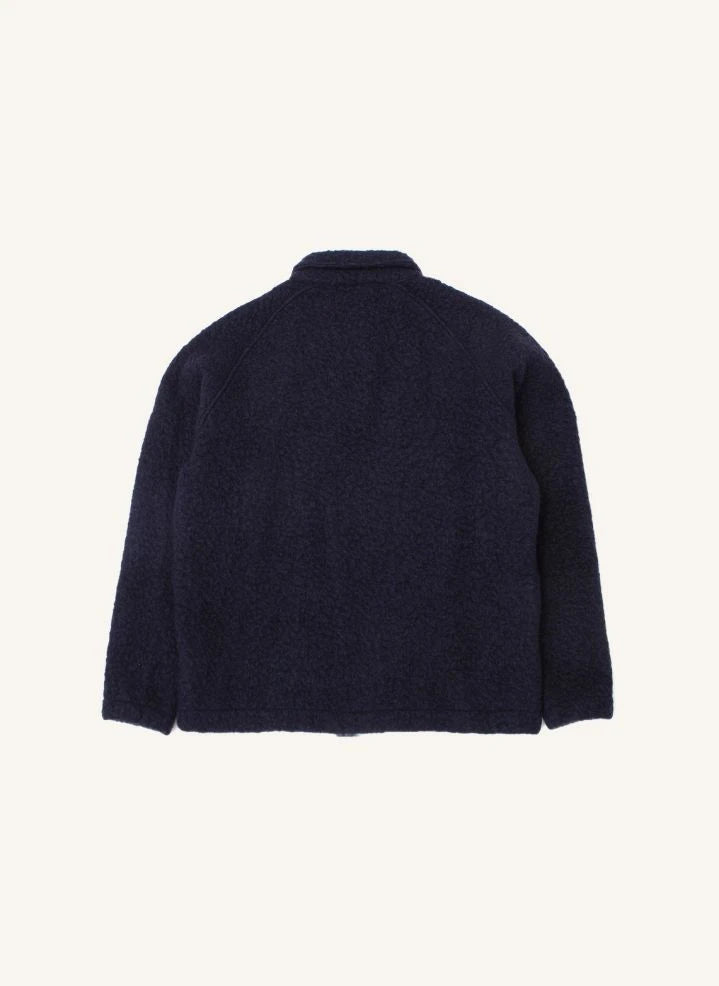 Edmmond Studios - Außergewöhnlicher Halbzip-Pullover | Dunkelblau