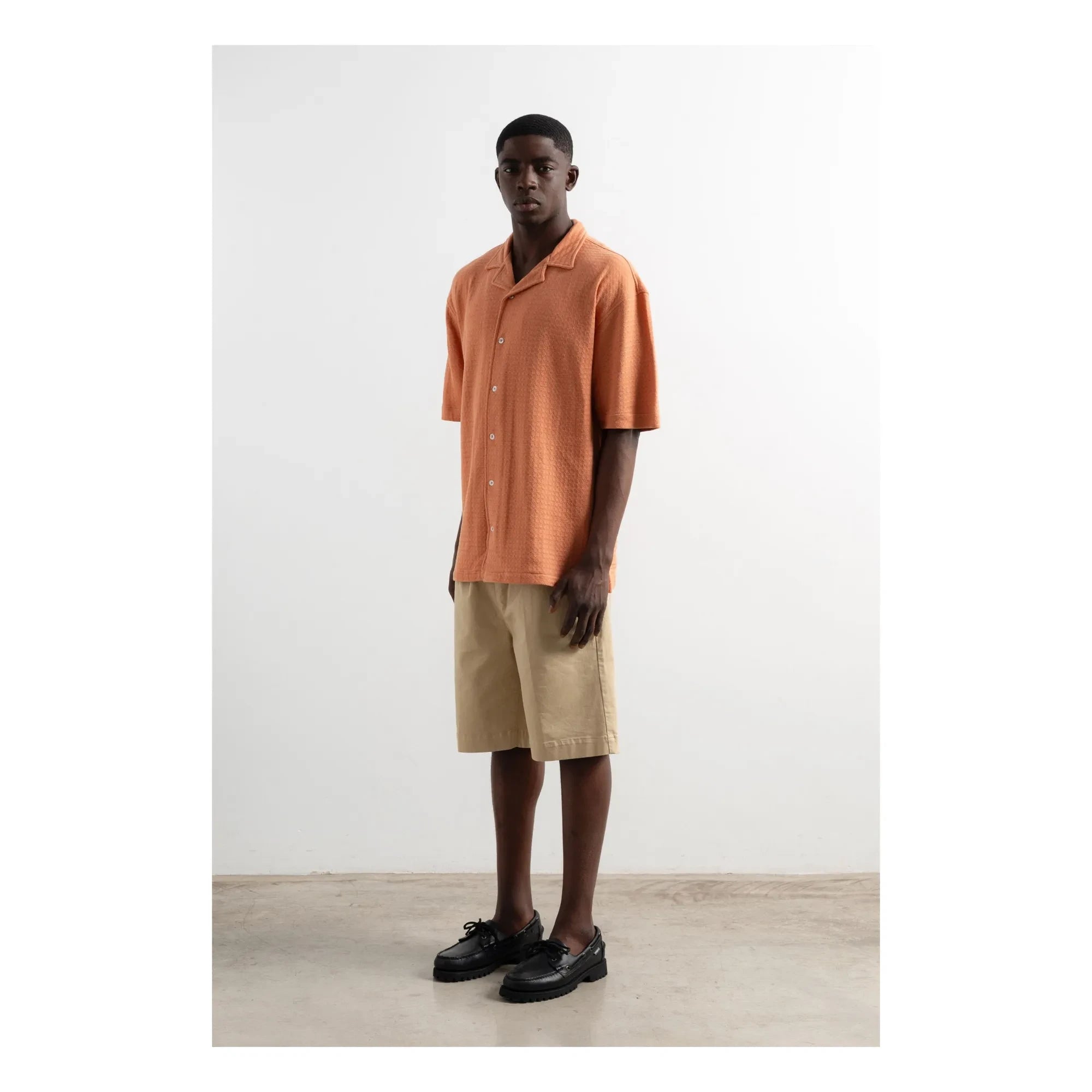 Edmmond Studios - Paul Kurzarmhemd | Orange