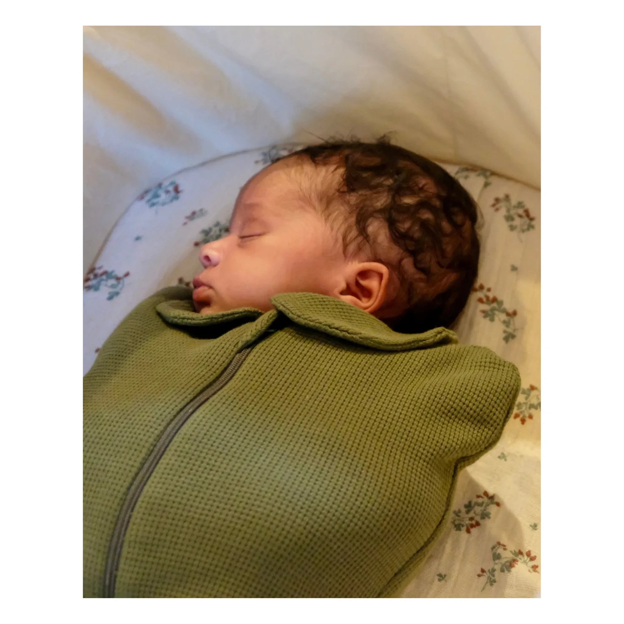 Tante Reine - Wickel-Schlafsack aus Bio-Baumwolle | Khaki