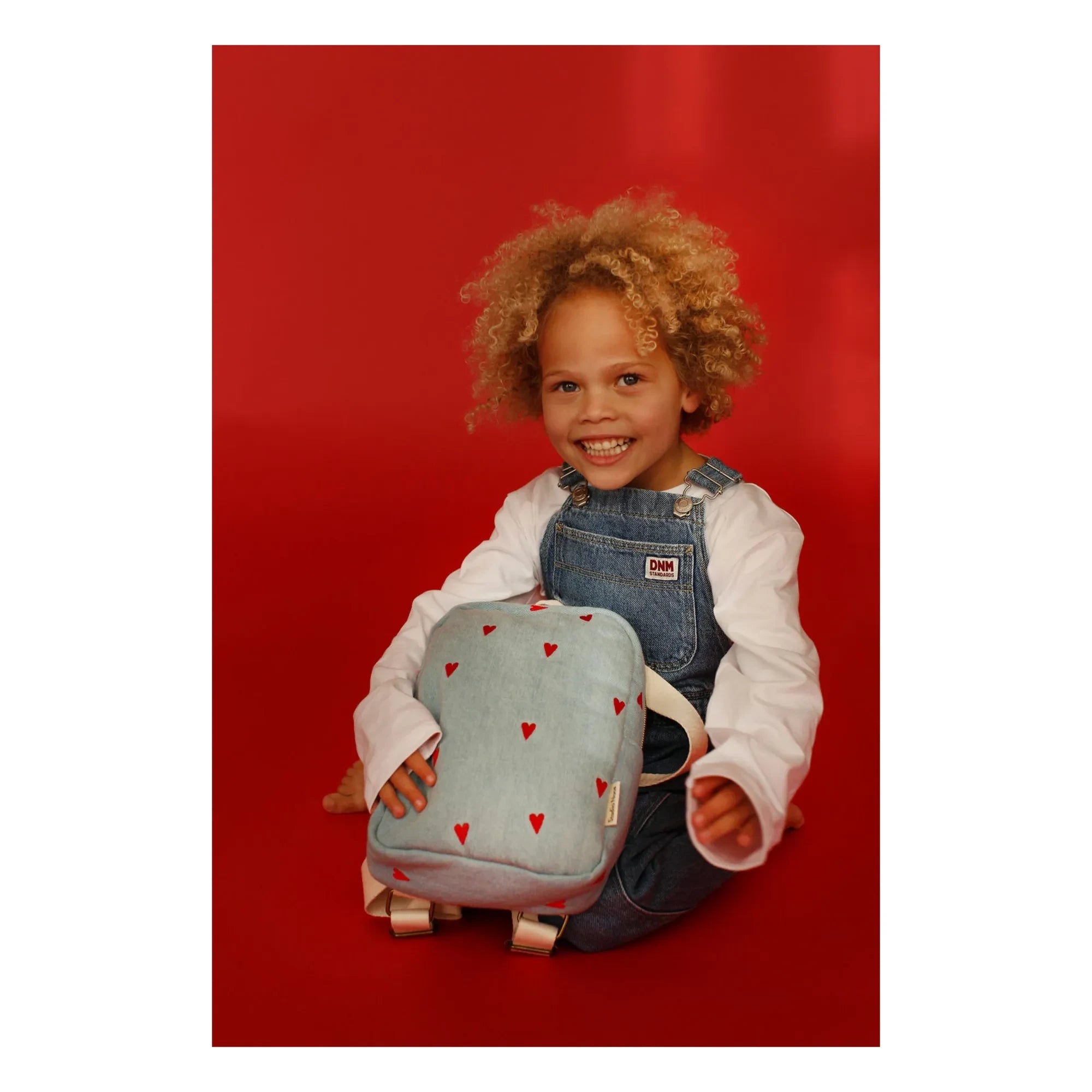 Studio Noos - Hearts Rucksack | Denim
