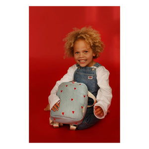Studio Noos - Hearts Rucksack | Denim