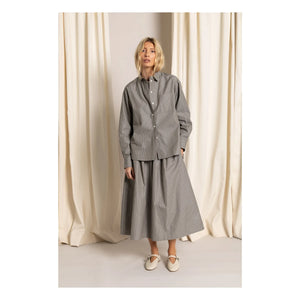 Smallable Woman - Kanel Gestreiftes Hemd | Grau
