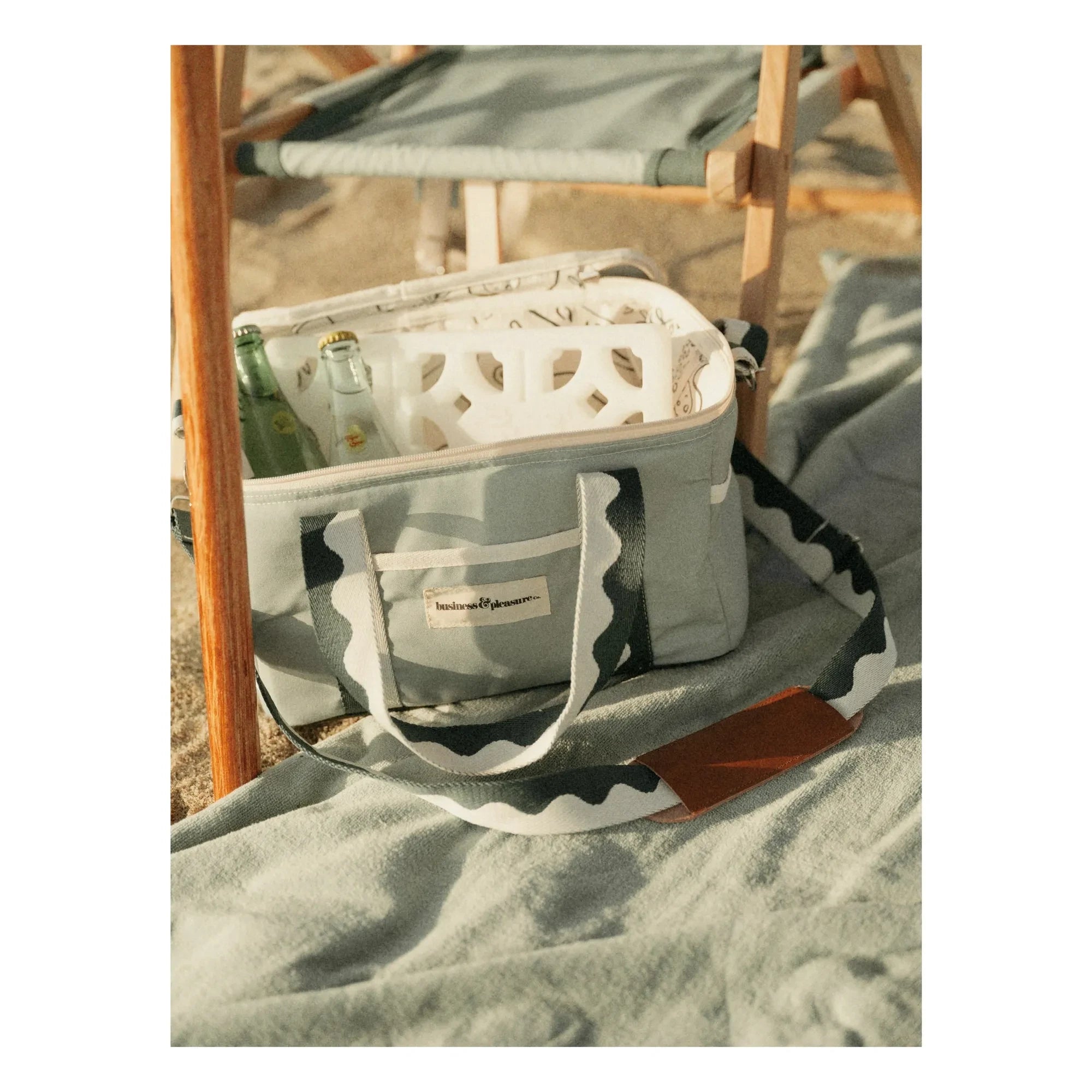 Business & Pleasure Co. – Strandtuch | Blau Grün