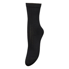 Becksöndergaard - Glitzernde Rippensocke | Schwarz