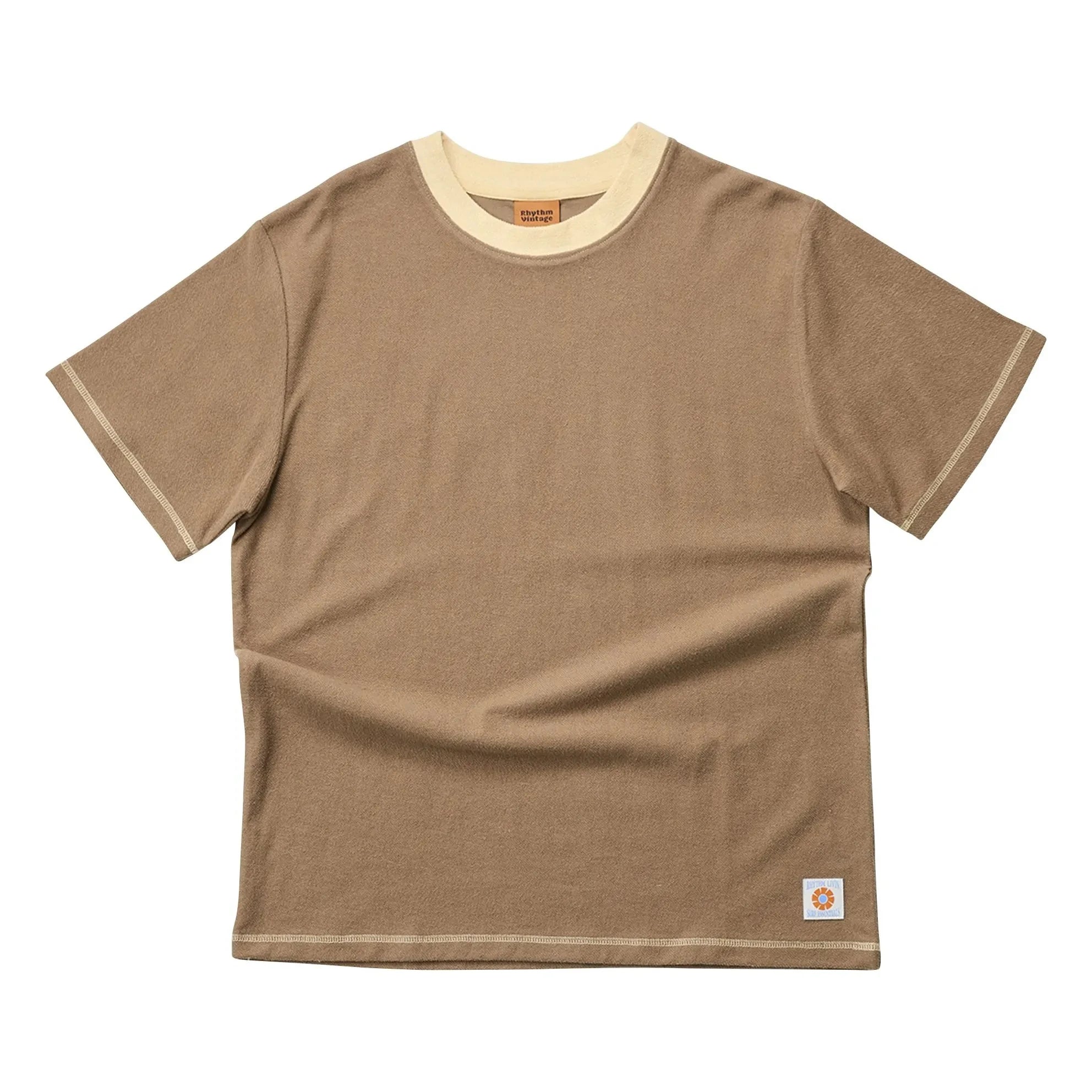 Rhythm – Kontrast Vintage T-Shirt | Braun