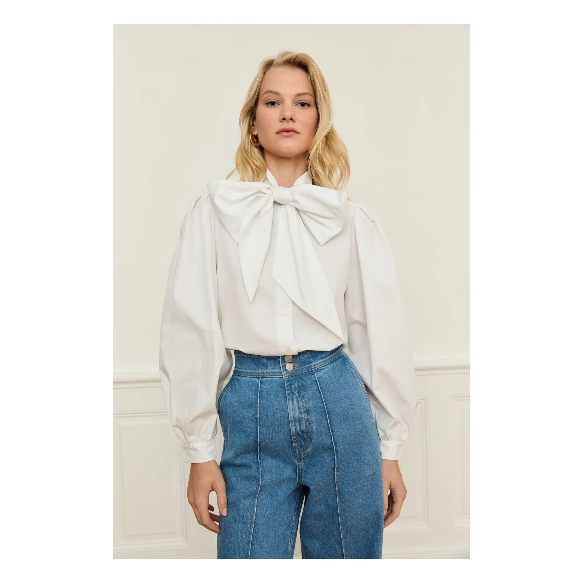 Maria de la Orden - Märchenhafte Bluse | Weiß