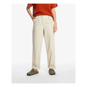 Matona - Bio-Baumwollhose mit Falten | Sand
