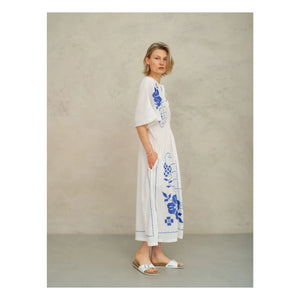 M.A.B.E. - Laney Besticktes Kleid | Blau