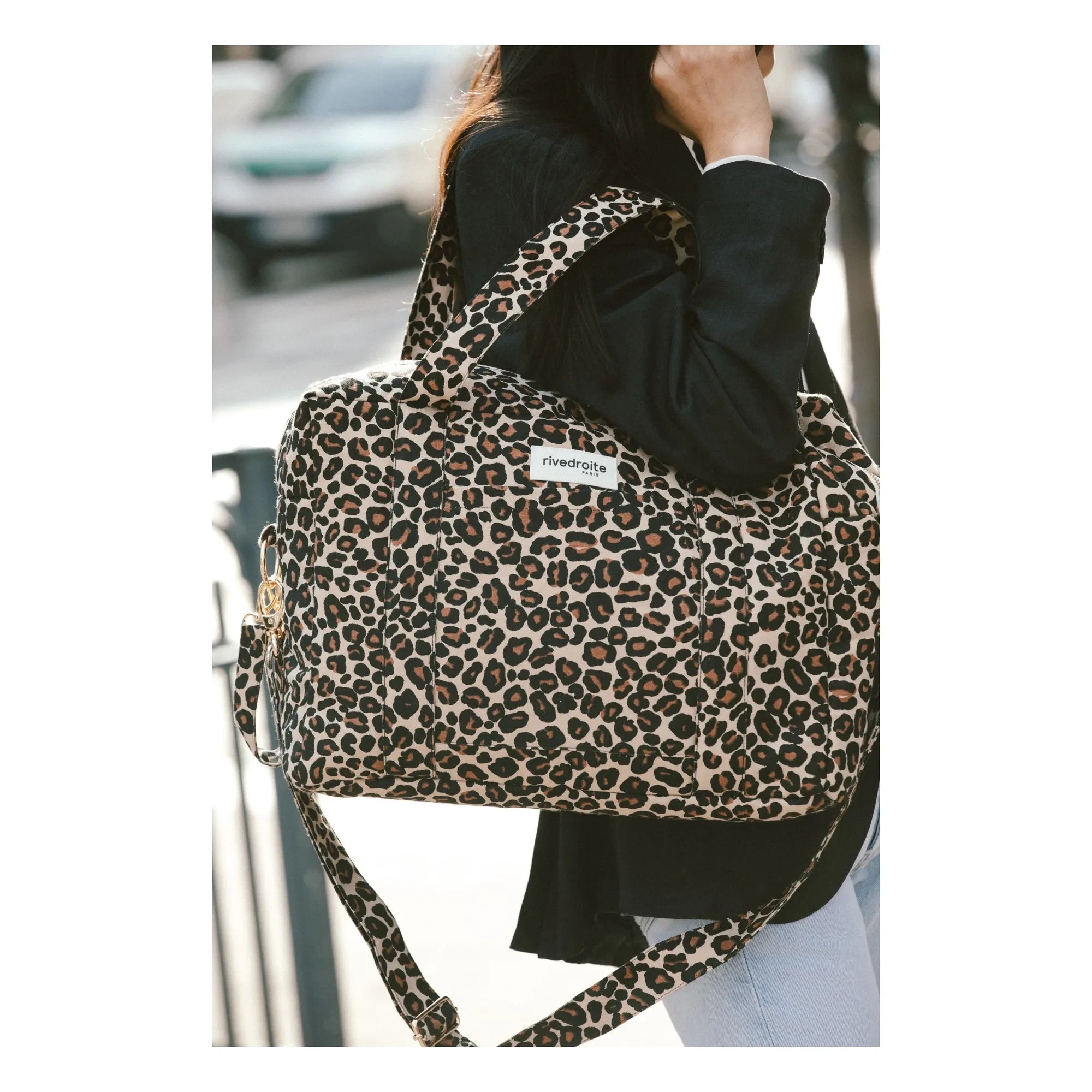 rivedroite - Darcy Leopar Wickeltasche