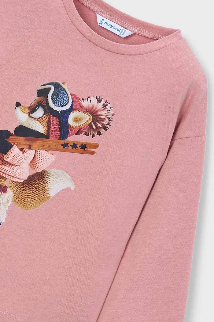Mayoral Baumwoll-Langarmshirt für Kinder