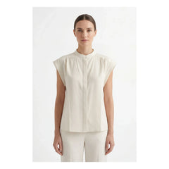 Hod - Amandine Baumwollbluse | Creme