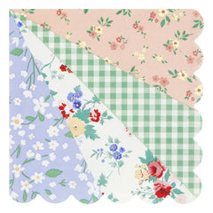 Meri Meri - Patchwork Papierservietten - 16er Set