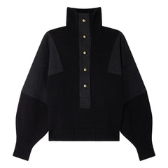 Sessùn - Wysael Merinowolle Pullover | Schwarz