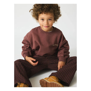 brunobruno nation - Norah Organik Pamuk Sweatshirt | Koyu kahverengi
