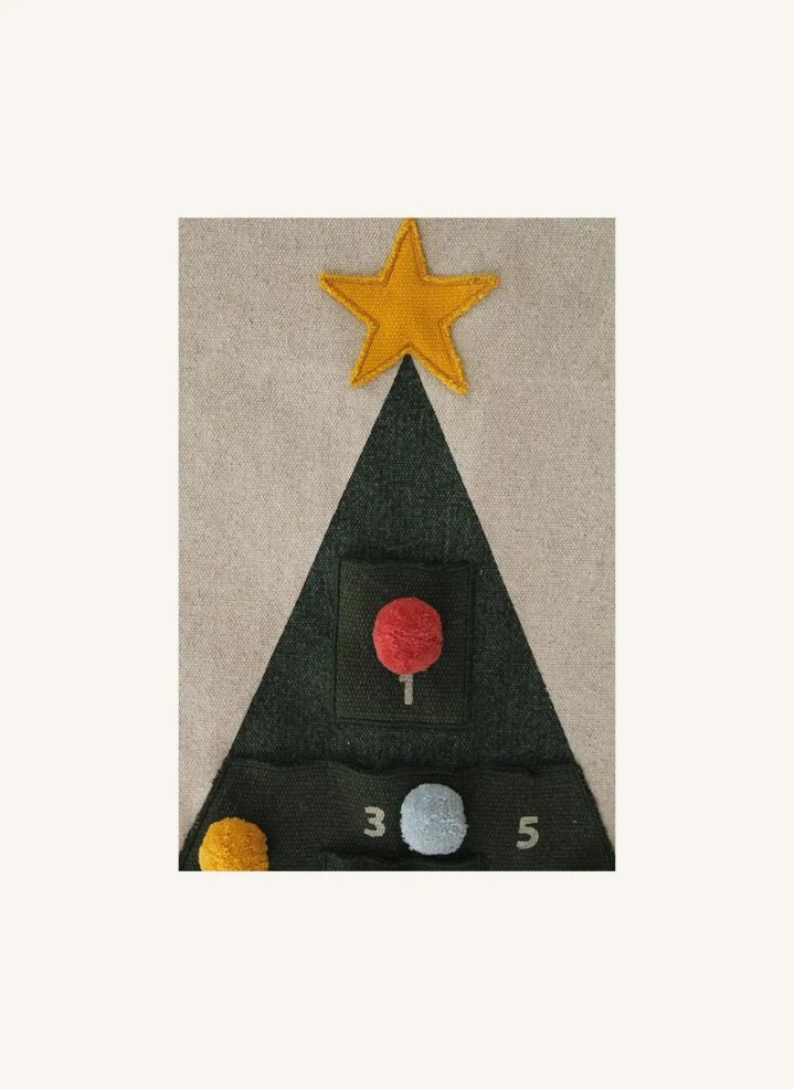Lorena Canals - Weihnachtsbaum Adventskalender | Dunkelgrün