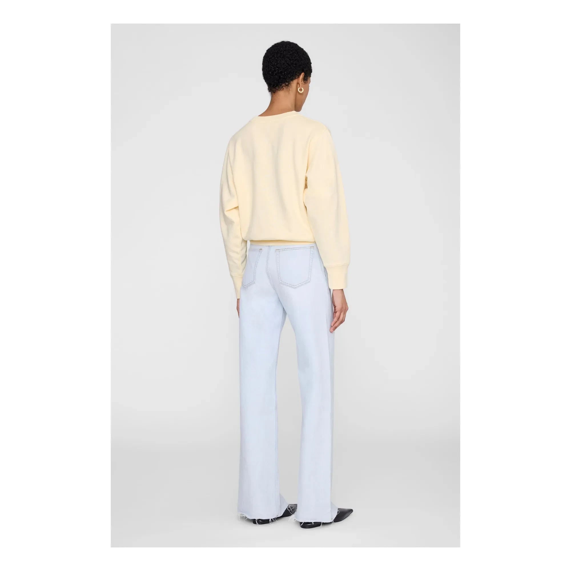 Anine Bing - Harry-Sweatshirt | Blassgelb