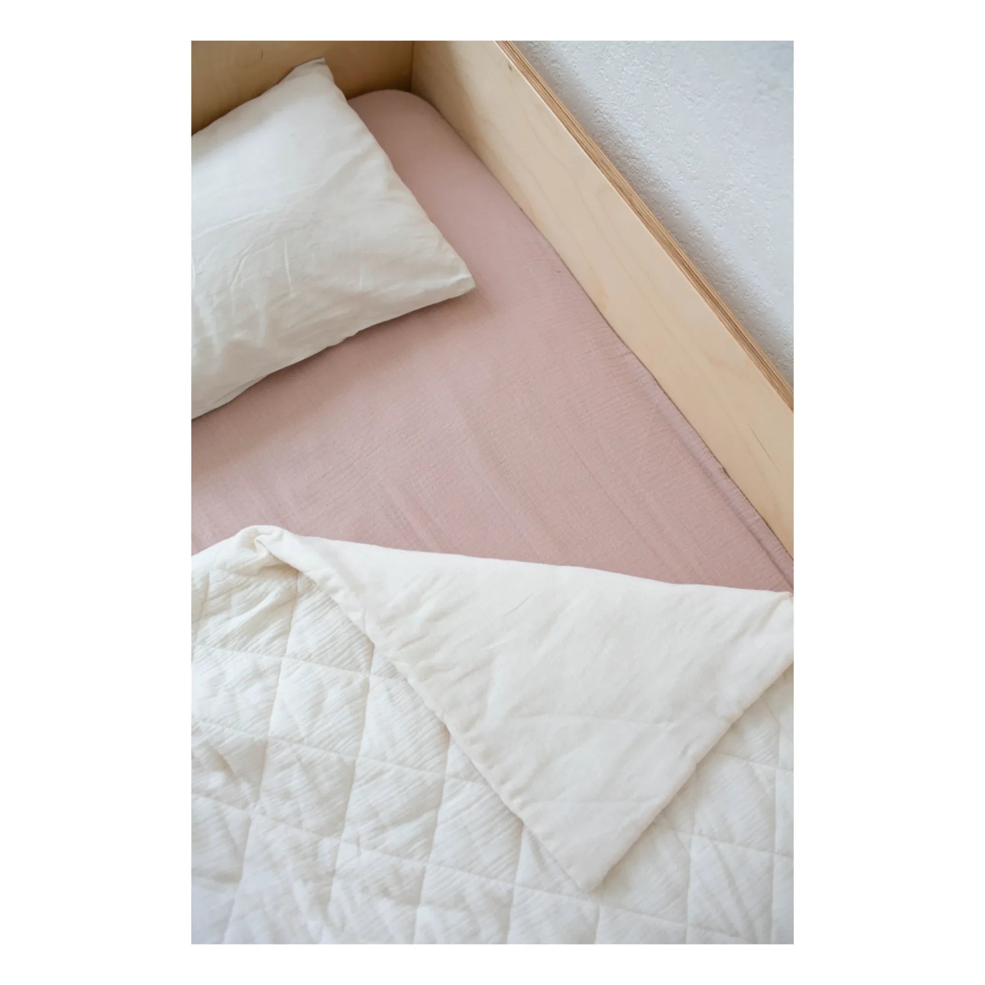 Soft Spot - Spannbettlaken aus Bio-Baumwolle | Rosa