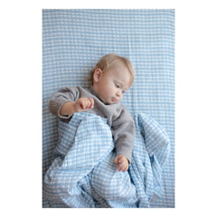 Soft Spot - Bio-Baumwolle Mulltücher | Blau
