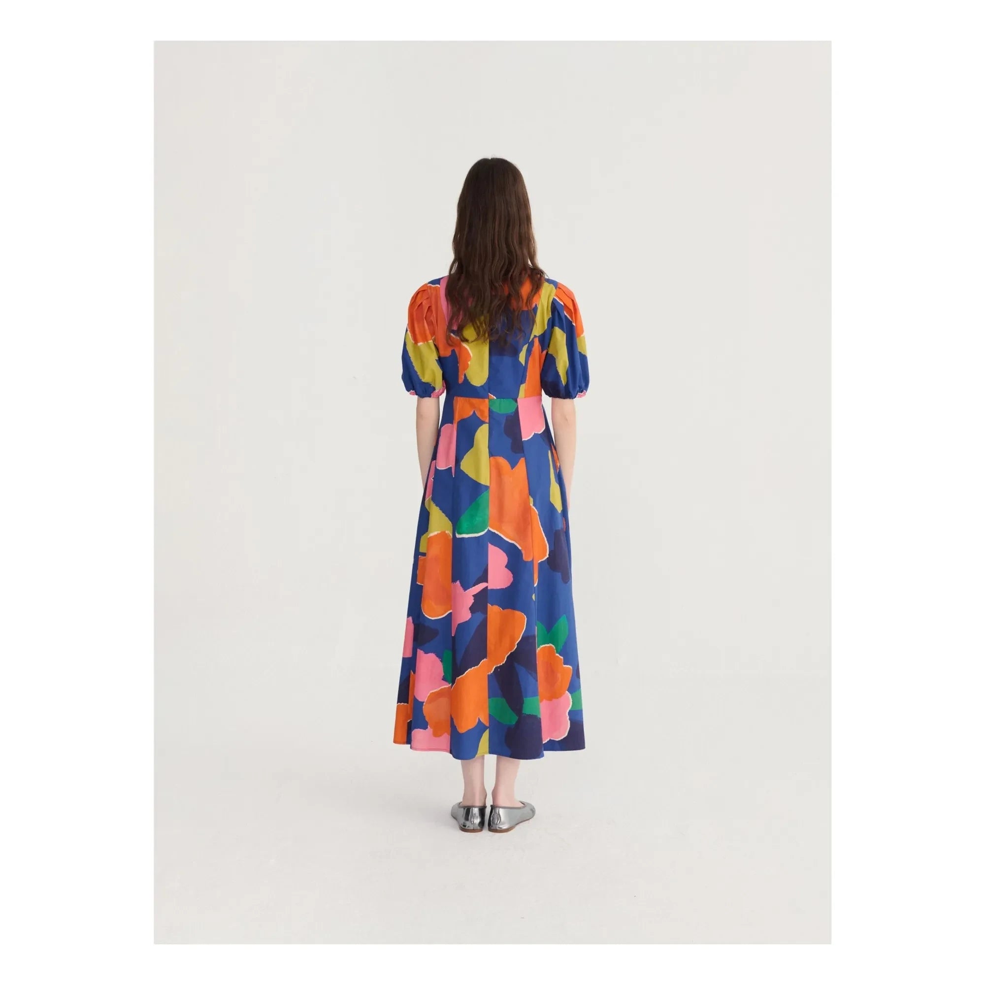 Bobo Choses - Blooming Color Bio-Baumwollkleid | Blau