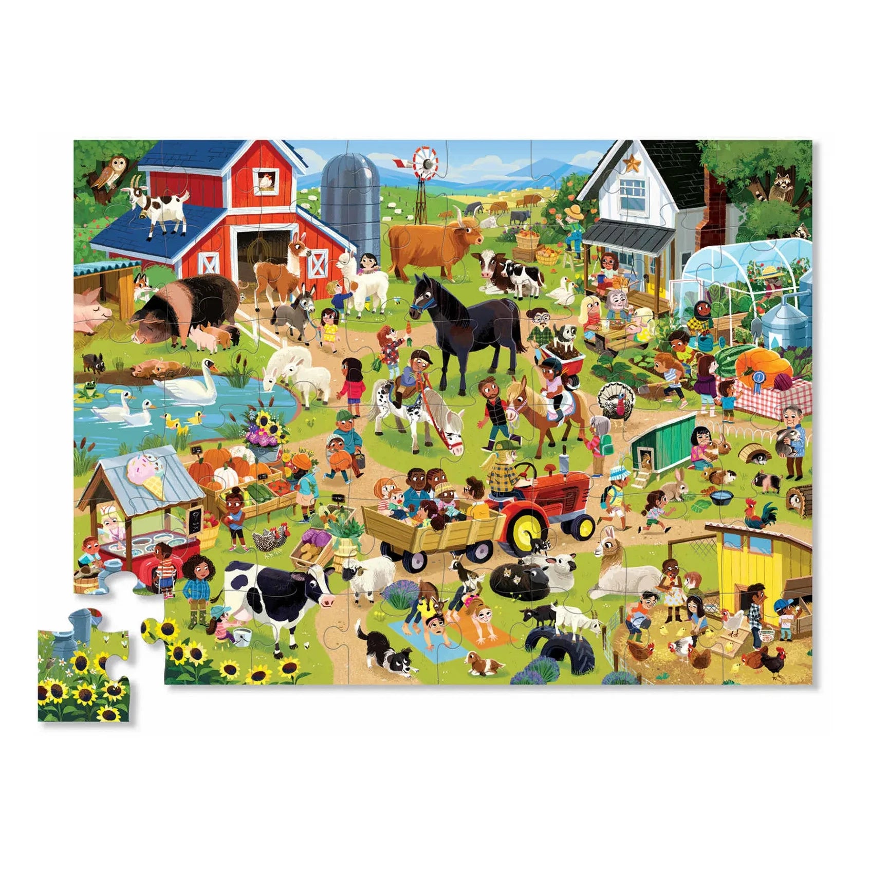 Crocodile Creek - Ein Tag auf dem Bauernhof Puzzle - 48 Teile