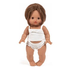 Minikane - Leopoldine Puppe mit geripptem Strickset