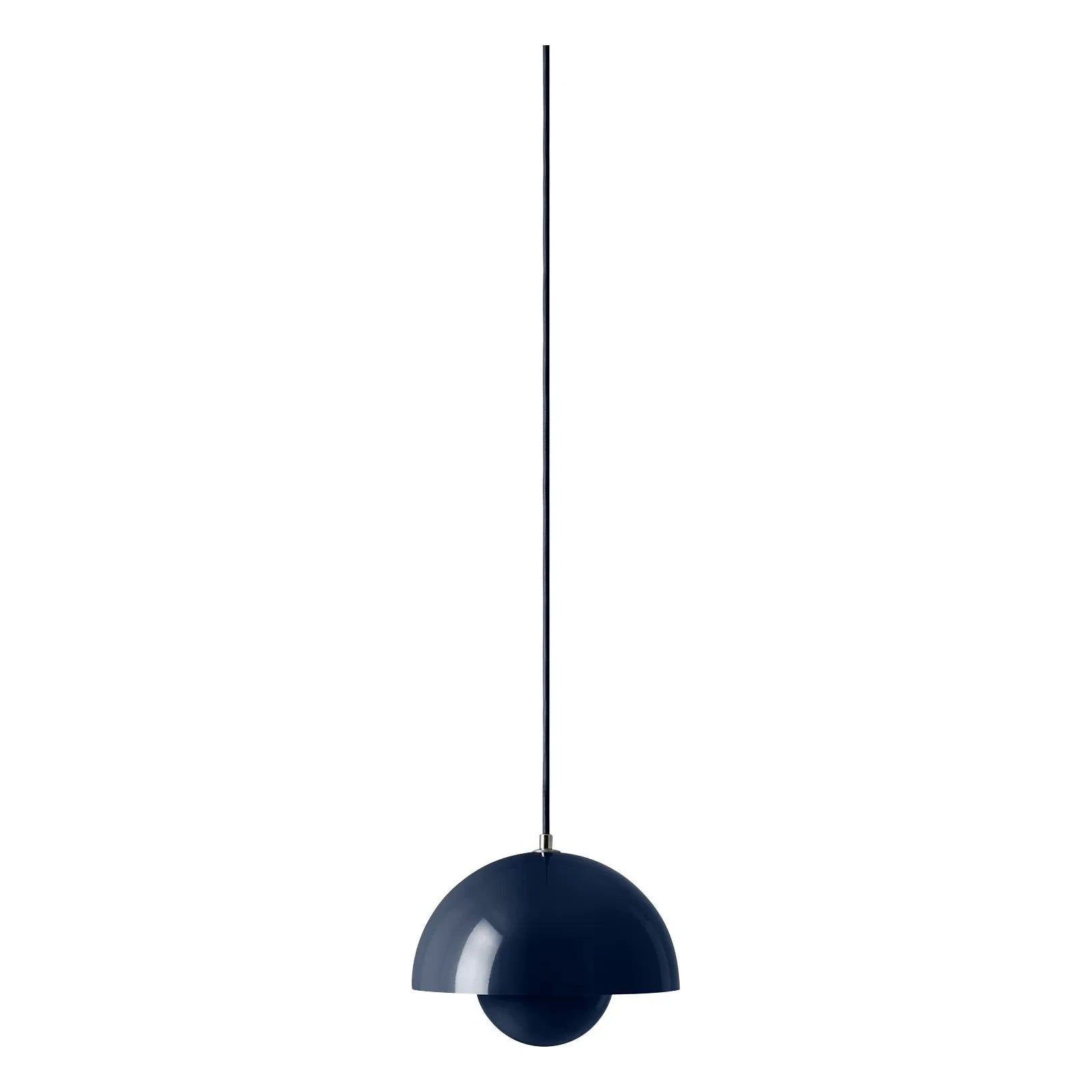 & Tradition - Flowerpot VP1 sarkıt lamba, Verner Panton | Koyu Mavi